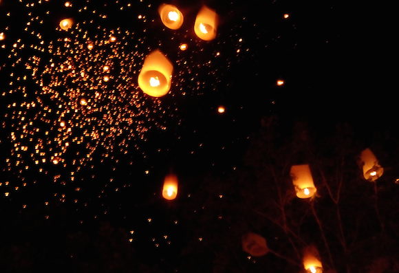 Sky Lanterns in Chiang Mai