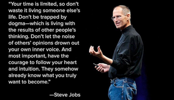 Steve Jobs' Commencement Speech and Quote on Passion